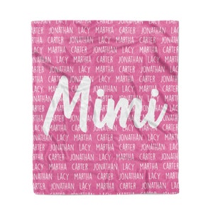 Mimi blanket, mimi throw blanket, mimi throw, mimi decor, mimi afghan, mimi quilt, mimi christmas, mimi birthday, mimi blankie