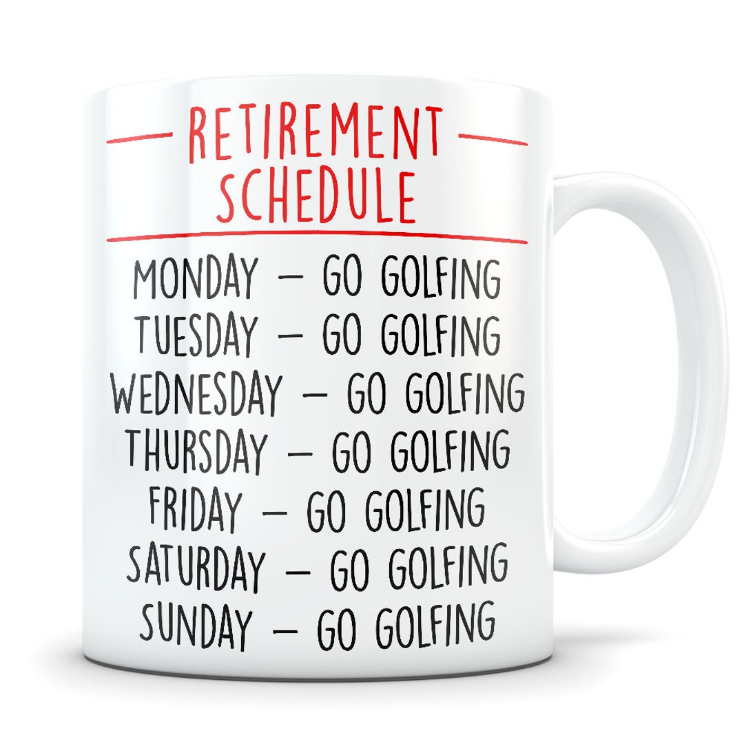 Golf Retirement Gift for Men and Women Retired Golf Gift Etsy