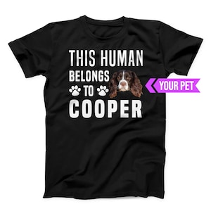 English Springer Spaniel shirt, Springer Spaniel tshirt, Springer Spaniel clothes, Springer Spaniel mom, Springer Spaniel dad