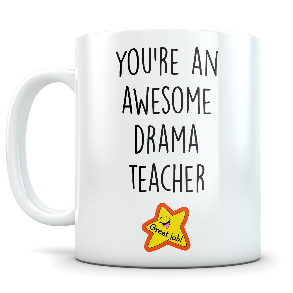 Drama teacher drama teacher gift drama teacher mug drama Etsy