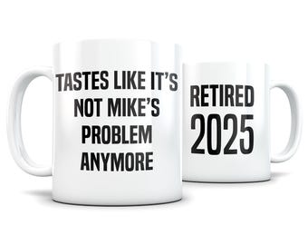Regalos de jubilación, taza de jubilación, regalos divertidos de jubilación, regalos de jubilación feliz, regalo de broma de jubilación, taza de jubilación, jubilación personalizada