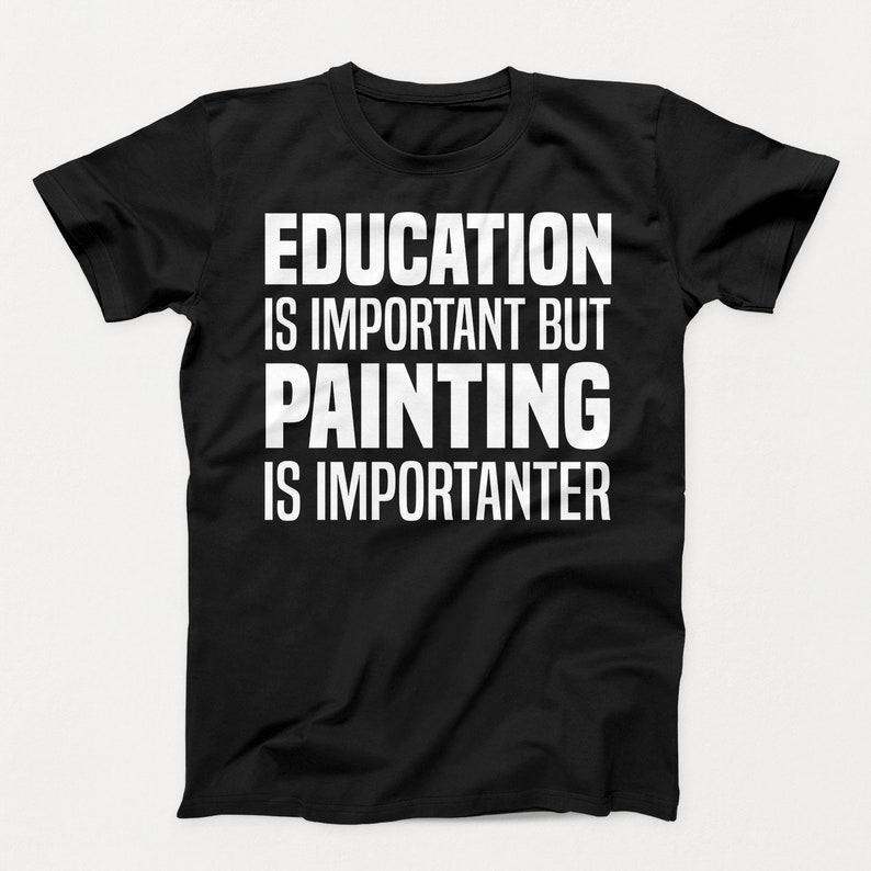 Painting shirt painter shirt artist shirt painting tshirt Etsy