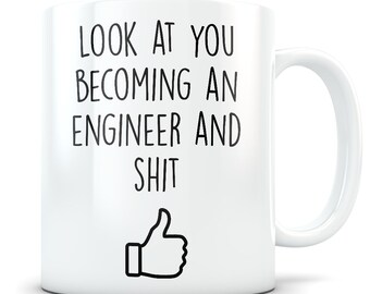 Engineering graduation gift, Engineer mug, Engineer gift, Engineering student, Engineering graduate, Engineer School gift, Engineering mug