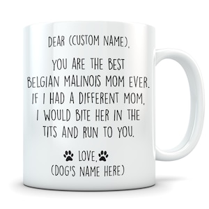Belgian malinois gifts for women, belgian malinois mom, belgian malinois gifts, belgian malinois mug, belgian malinois mom mug, malinois