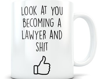 Law School graduation gift. Lawyer graduation, Lawyer mug, Lawyer gift, Law student, Law graduation, Law graduates, LSAT gift, Future Lawyer