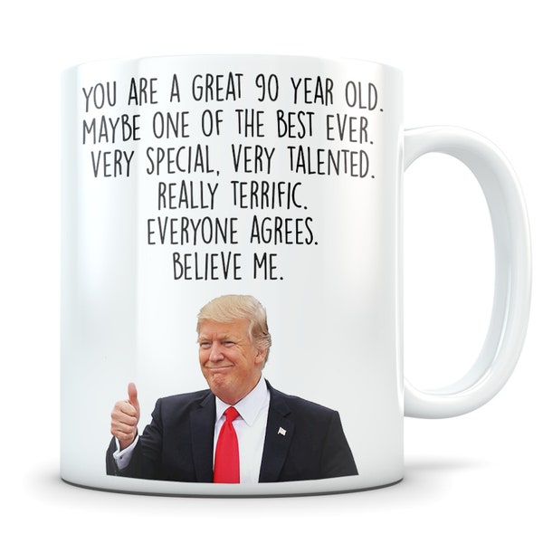 Funny 90th birthday gift, 90th birthday mug, 90 year old birthday gifts, happy 90th birthday, 90th bday party, 90th birthday gag