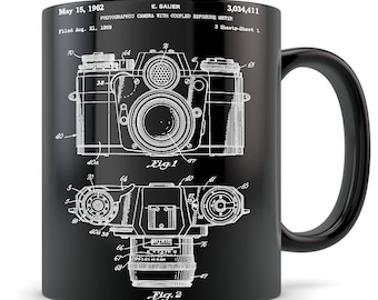 Camera Mug, camera gift, camera coffee mug, vintage camera mug, camera gift idea, photographer gift, photographer mug, photography gift idea