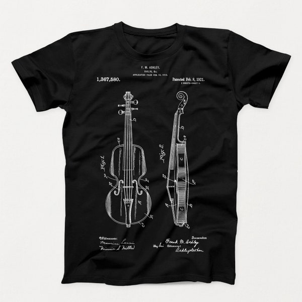 Chemises de violon pour filles et garçons, chemise de violon pour filles, chemise de violon pour jeunes, chemise de violon pour filles, chemise de violon pour enfants, cadeau pour violon, cadeau pour violon