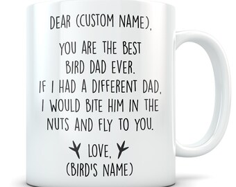 Bird gifts for men, bird Gifts, bird dad, bird mug, bird dad gift, bird dad mug, bird lover, bird whisperer, funny bird gift, best bird dad