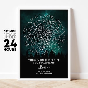 Regalo personalizado para el Día de la Madre, regalo para mamá, tarjeta para el Día de la Madre, regalo para mamá, cumpleaños de mamá, regalo para mamá, madre, mamá, regalo de niños, regalo para mamá