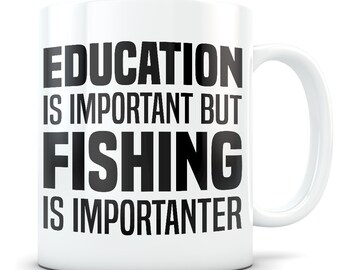 Fishing Mug, fishing gift, fishing gift idea, fishing gift for men and woman, fisherman gift, fisherman mug, fishing gag gift, importanter