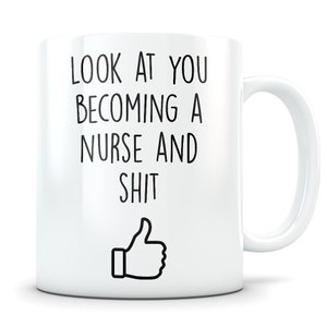 Nurse Graduation Gift, Nurse graduates, Nursing graduation gift, RN graduation, Registered Nurse, Nurse Practitioner, Nurse Mug