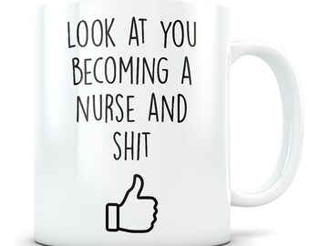 Nurse Graduation Gift, Nurse graduates, Nursing graduation gift, RN graduation, Registered Nurse, Nurse Practitioner, Nurse Mug