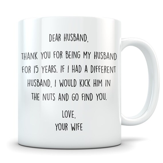 Mens Funny Anniversary Gifts For Him - 15 Years Anniversary Gifts Mens Funny Anniversary Gifts For Him - 15 Years Anniversary Gifts