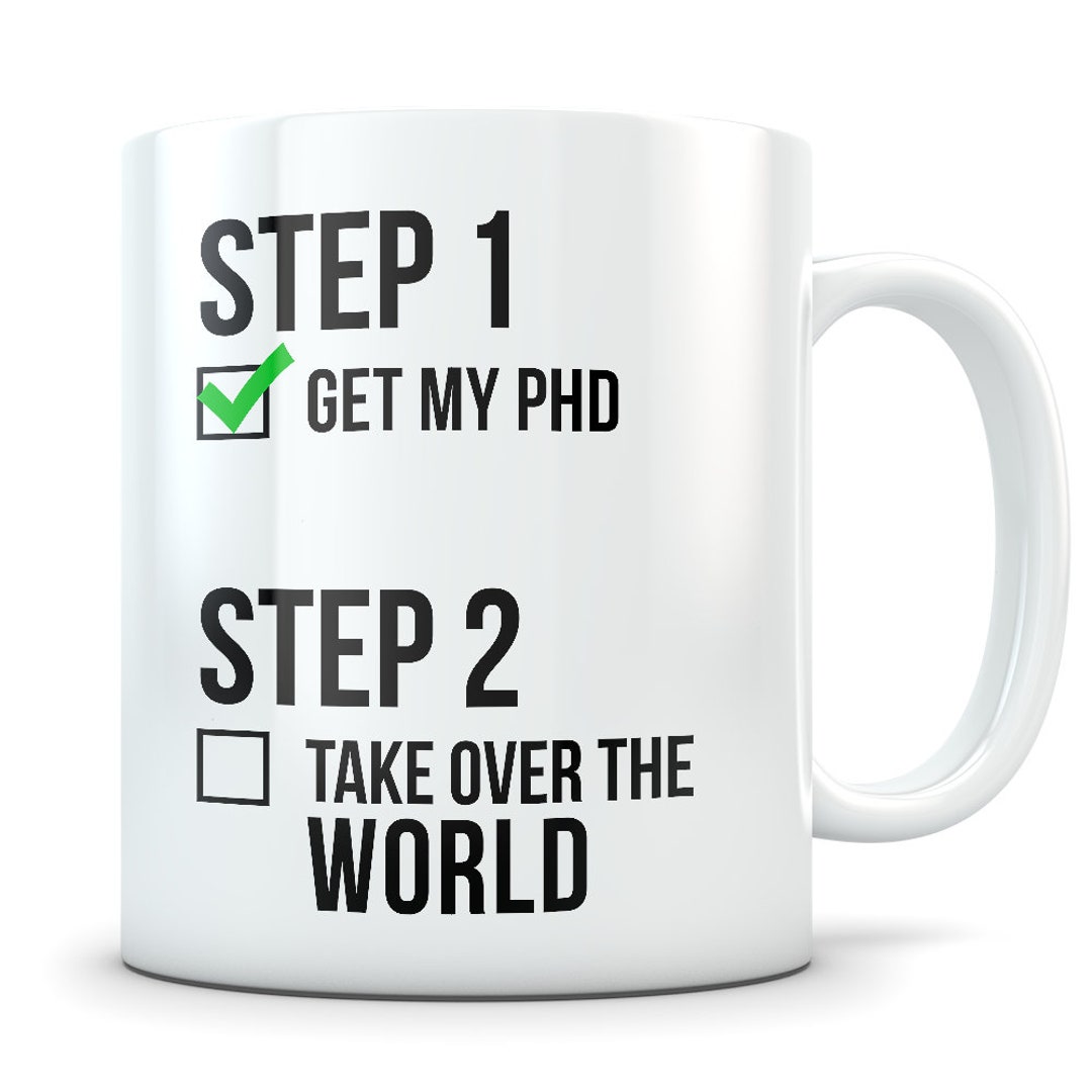 Cadeau de fin détudes de doctorat, Graduation de docteur, Mug de doctorat, Idée cadeau de