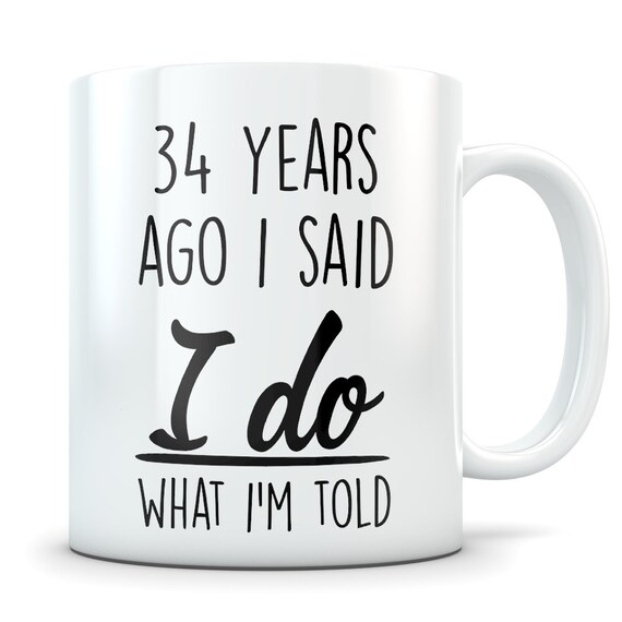 34th anniversary gift for husband