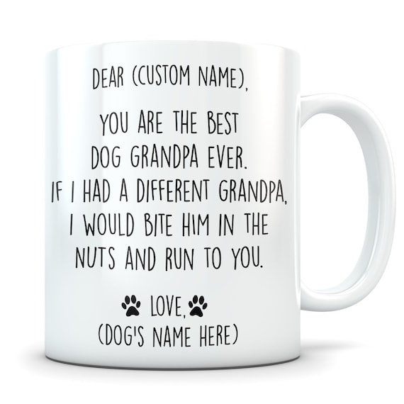 Dog grandpa sale mug