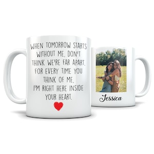 Cadeau commémoratif, cadeaux de sympathie, cadeau de deuil, idée de cadeau commémoratif, cadeau du souvenir, cadeau de condoléances, tasse de deuil, tasse commémorative