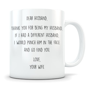 Funny Husband Gift, funny husband mug, husband gift, husband mug, hubby gift, husband gag gift, father's day gift, father's day mug, hubby