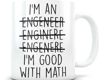 Engineer gift, Engineer mug, Engineering gift for men and women, funny Engineer gift, Engineer graduation gift, Engineer coffee mug