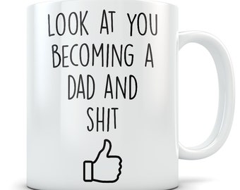 New dad gift, future dad mug, first fathers day, future dad gift, new dad gift, first baby gifts, new father gifts, future dad mug