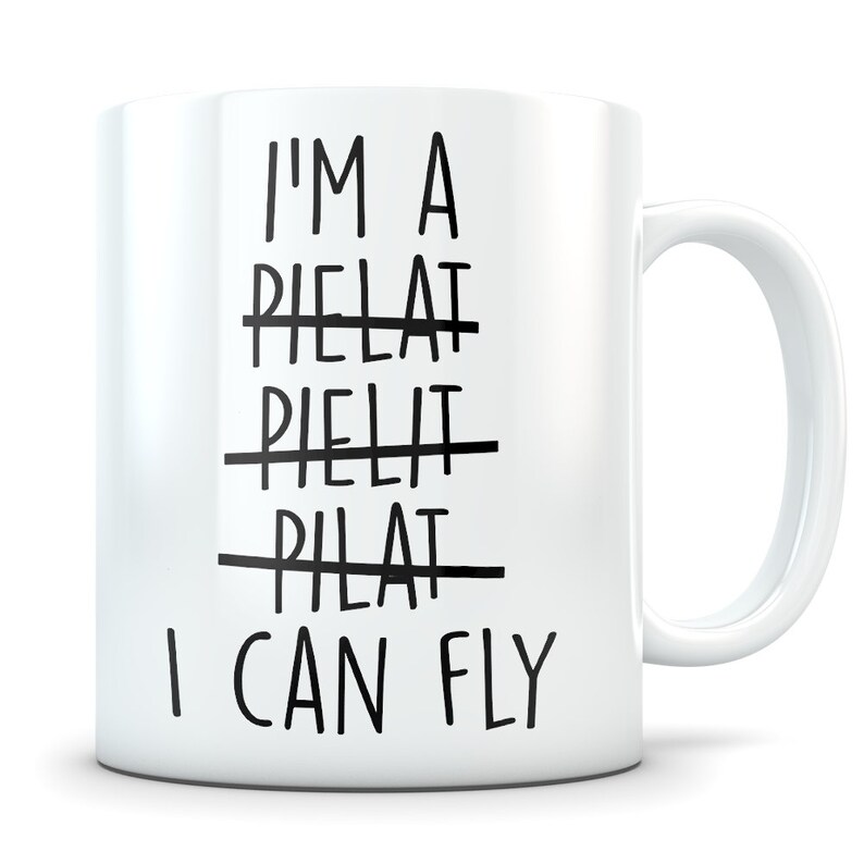 Pilot Mug, pilot gift, pilot graduation, future pilot, new pilot, airplane gift, airplane mug, aviation mug, aviation gift, pilot dad image 1