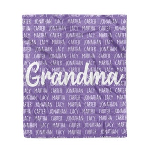 Grandma blanket, grandma throw blanket, grandma throw, grandma decor, grandma afghan, grandma quilt, grandma christmas, grandma birthday