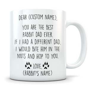 Rabbit gifts for men, Rabbit Gifts, Rabbit dad, Rabbit mug, Rabbit dad gift, Rabbit dad mug, Rabbit lover, Rabbit Whisperer, Rabbit owner
