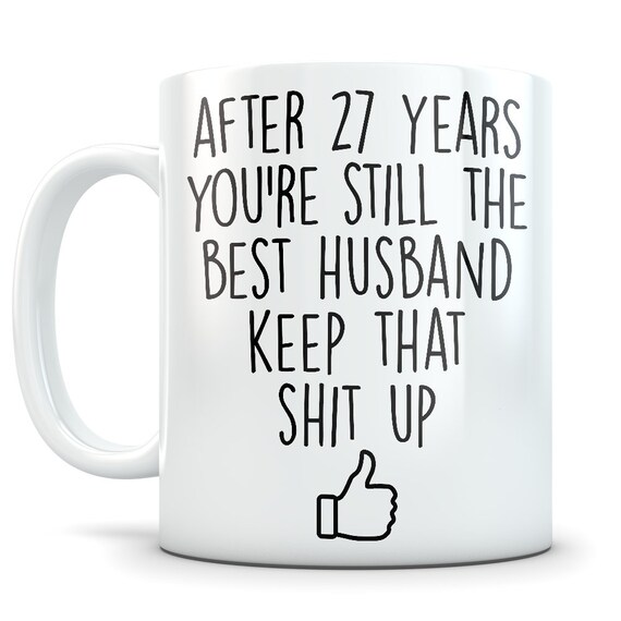 27th anniversary gifts for him