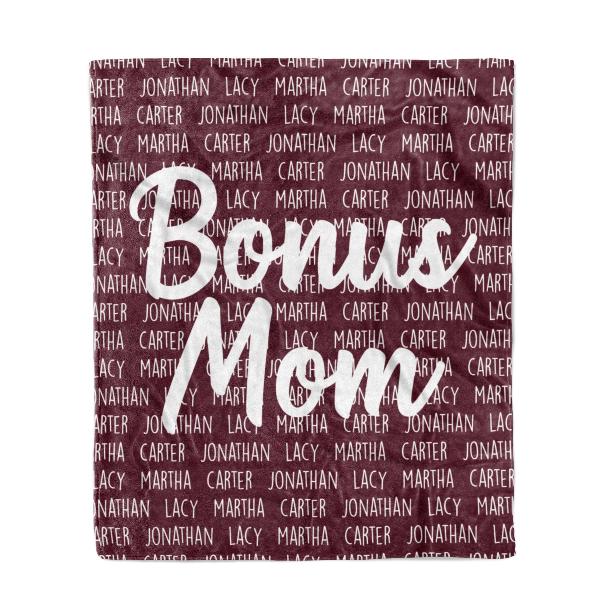 NVDOXSA Christmas Bonus Mom Blanket Gift, Stepmom Blanket from Stepdaughter  Stepson, Step Mom Throw Blanket 50x60 Gifts for Bonus Mom Birthday