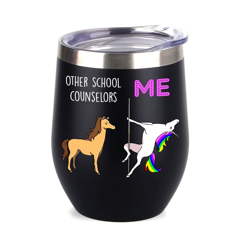 School Counselor Wine Glass School Counselor Wine Tumbler Etsy