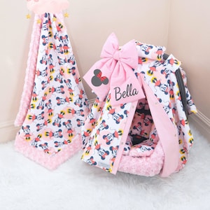 Minnie mouse sale car seat bundle