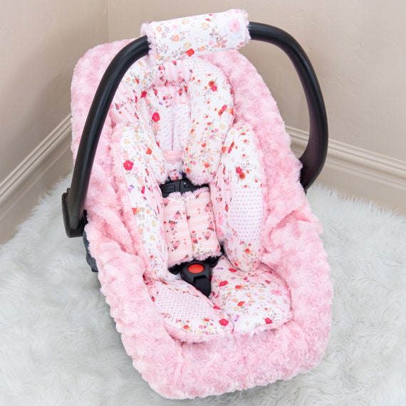 Light pink infant car seat hot sale
