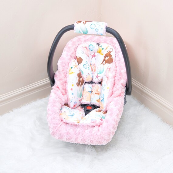 Baby girl car seat insert cheap