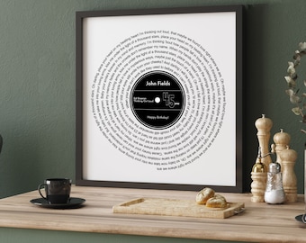 Queen Song Lyric Album Print – Blim & Blum