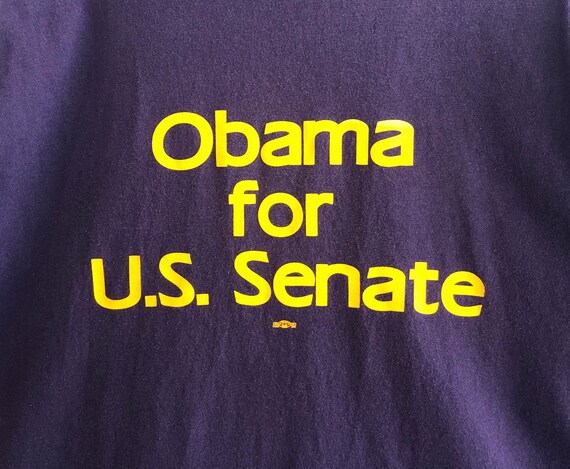 vtg OBAMA SENATE TSHIRT \\ barack obama senate ca… - image 5