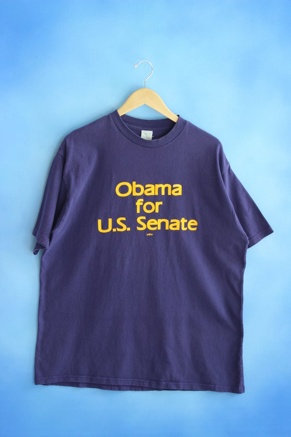 vtg OBAMA SENATE TSHIRT \\ barack obama senate ca… - image 2