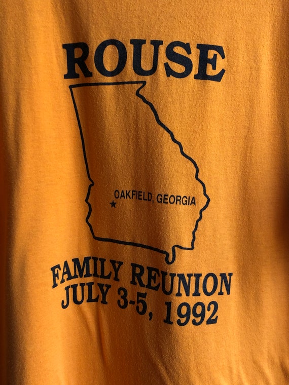 VINTAGE 90s GEORGIA TEE \\ rouse family reunion 1… - image 5