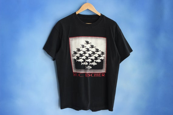 VINTAGE 1990s MC ESCHER \\ vintage mc escher tee |