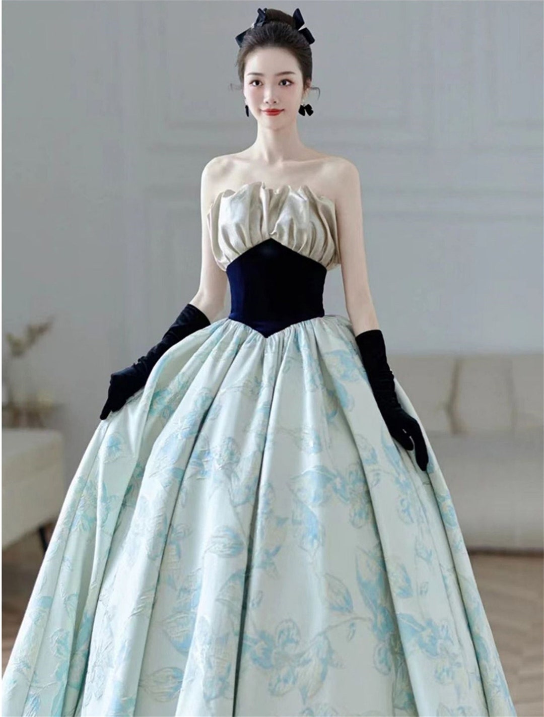 Black Hepburn Style Evening Dress High-end Light Luxury Niche - Etsy
