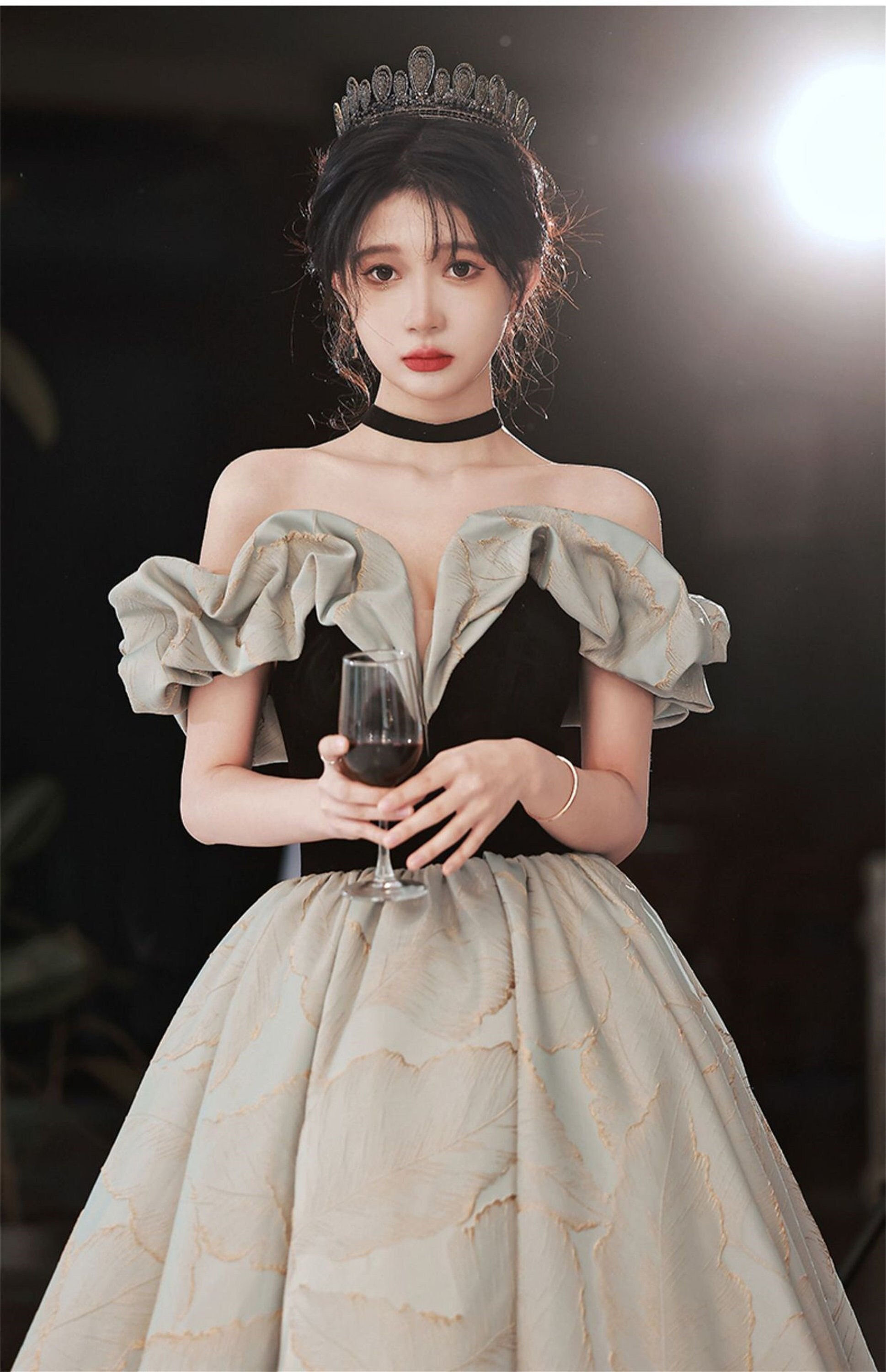 Black Hepburn Style Evening Dress High-end Light Luxury Niche Skirt ...