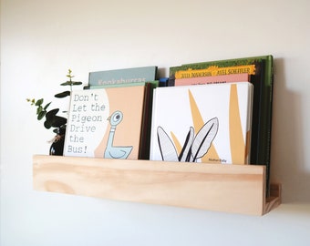 Bookcase - Book Ledge, Book storage, Kids bookshelf, book shelf
