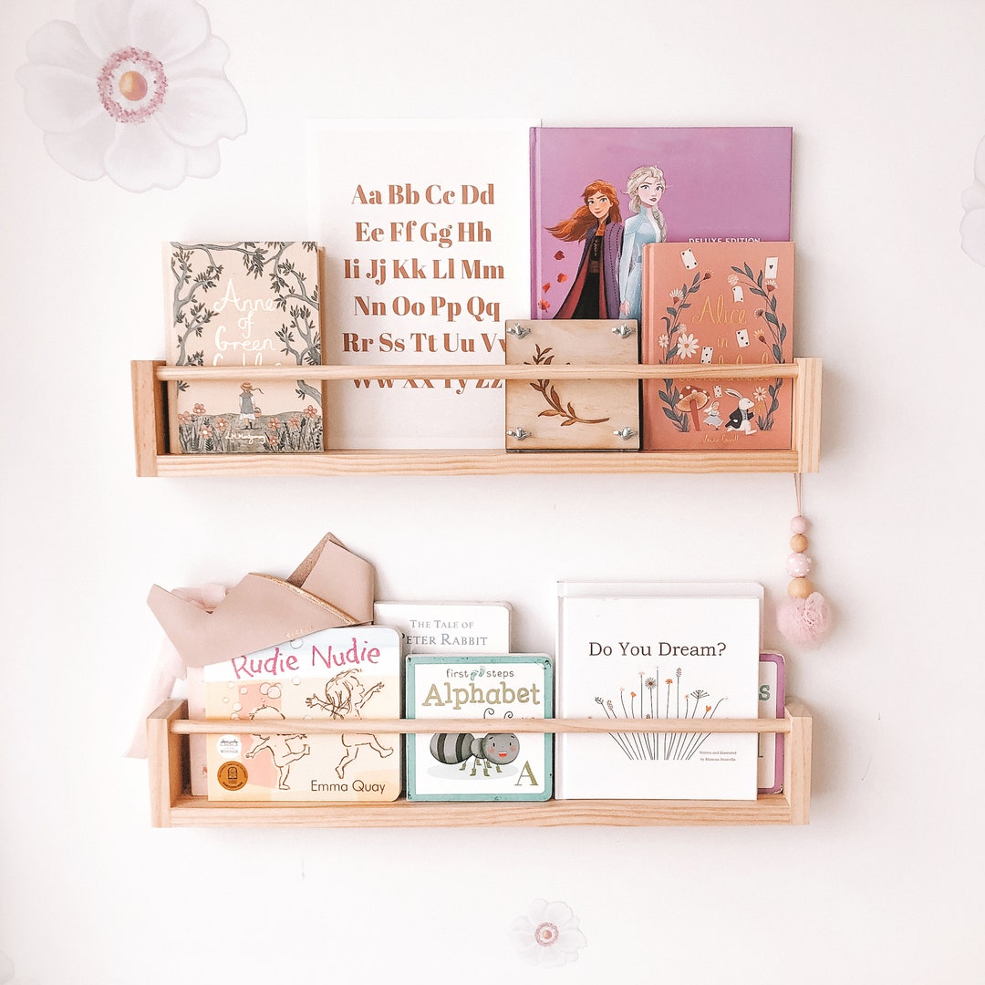 Nursery bookshelf piece Nursery Shelves Wall bookshelf Etsy 日本