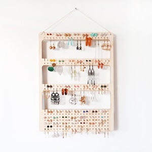 Wall Earring Holder All-In-One Large Earring Holder, Gift for Her, Earring Storage, Earring Organiser, Earring Display Large