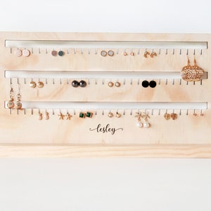 Personalised Earring Holder Stand - Gifts For Mom, Best Friend Gift, Earring Holder, Earring Organizer, Earring Display, Personalised Gifts