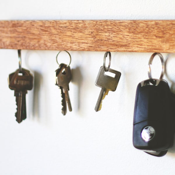 Magnetic key holder for wall - Organiser, Gift, Wall key holder, Key rack, Fathers Day Gift