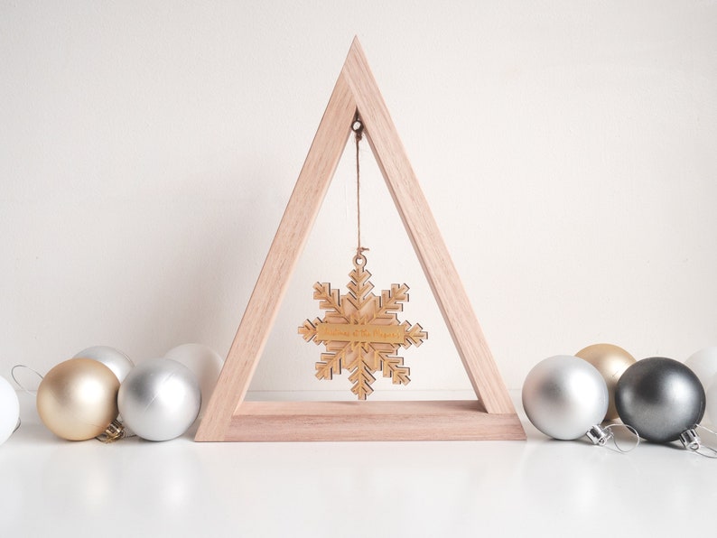 Wooden Christmas Tree Tabletop Décor Christmas Decor, Tabletop Tree, Mini Christmas Tree, Christmas Tabletop decor image 1