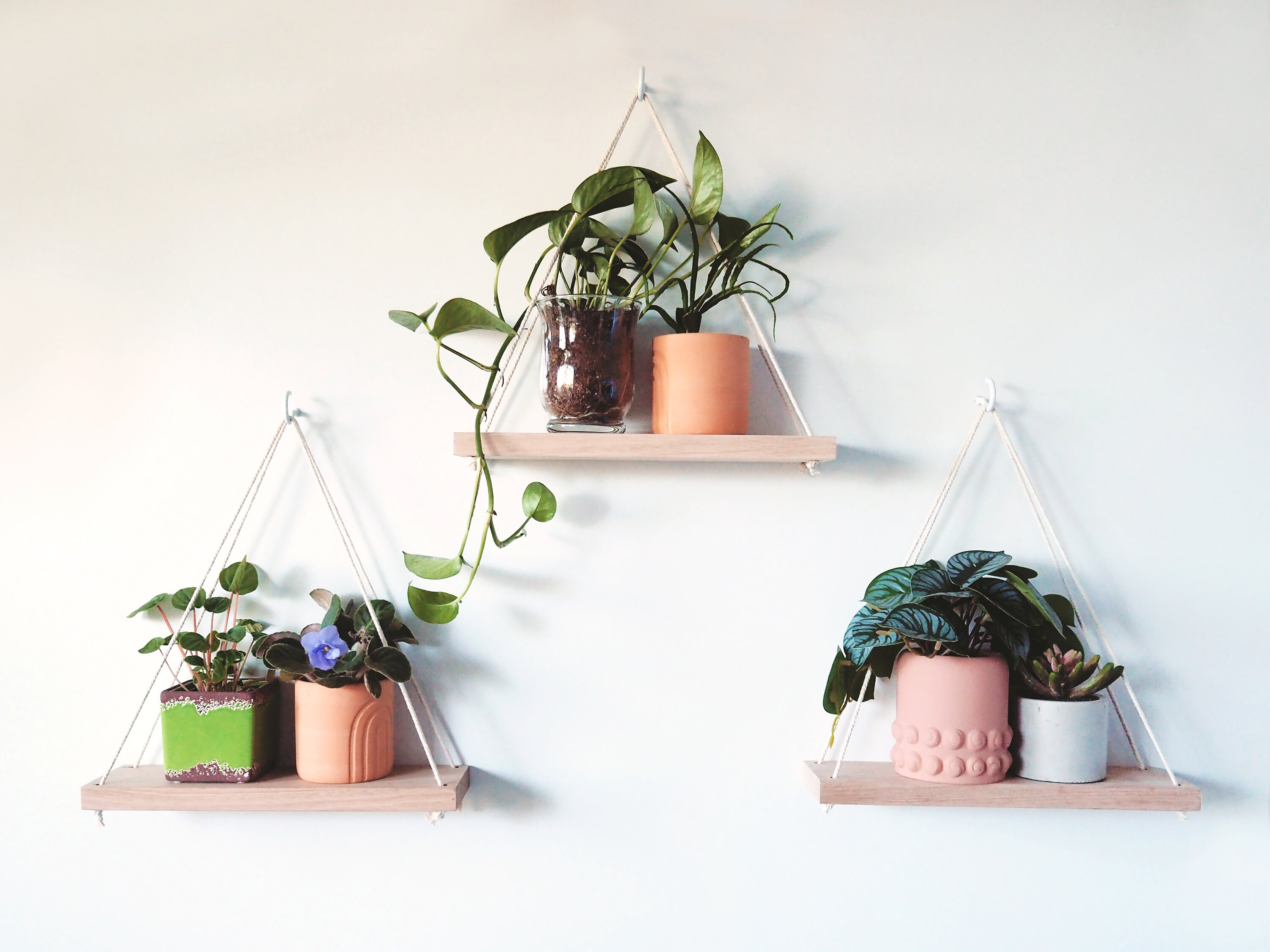 Wall Hanging Shelf 1 Piece Only Planter Shelf Hanging Etsy Australia