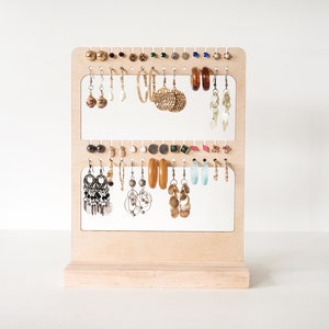 Earring Holder Stand (Big Earrings Display) - Best friend Gift, Earring Holder, Earring Organizer, Earring Display, Jewellery storage