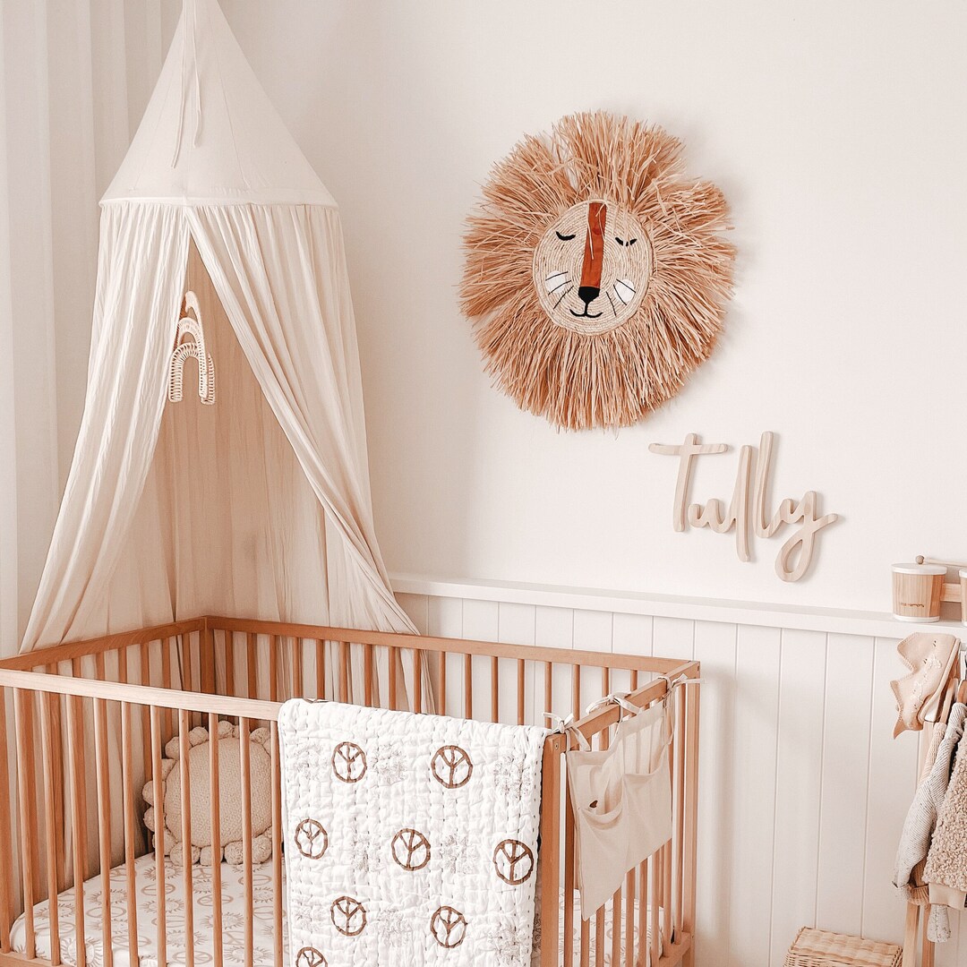 Wooden Script Name for Nursery Room pine Oak Nursery Name Etsy